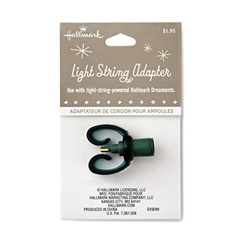 hallmark lighted ornament adapter